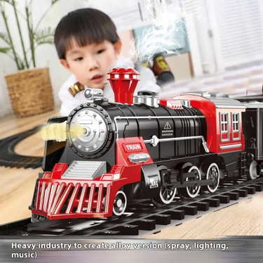 Electric Diecast Classic Steam Train Track Set